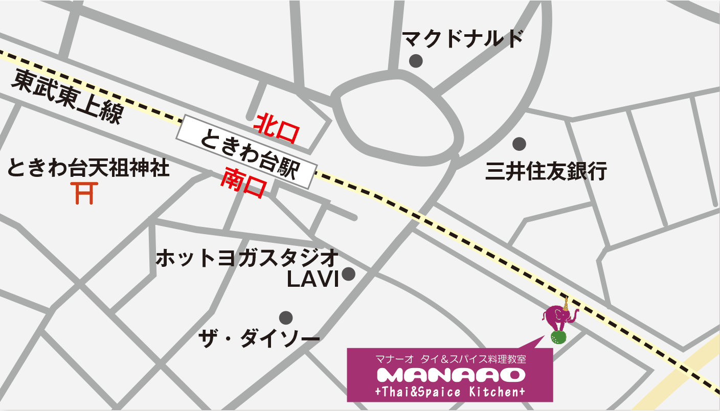 料理教室マナーオの地図